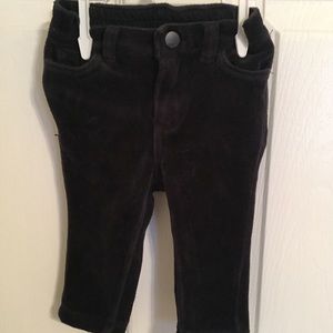 Black velvet jeans